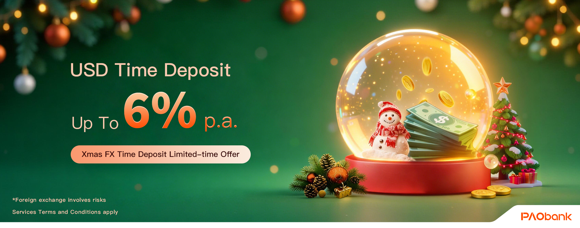 FX Time Deposit Limited Time Offer