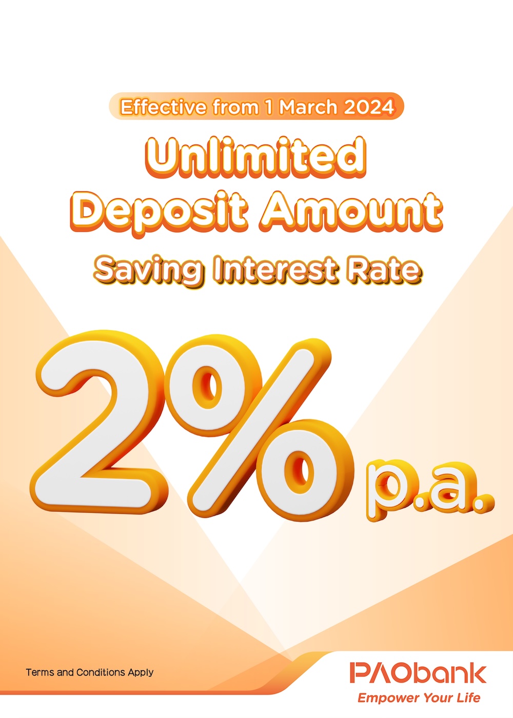 PAOB - Unlimited Deposit Amount