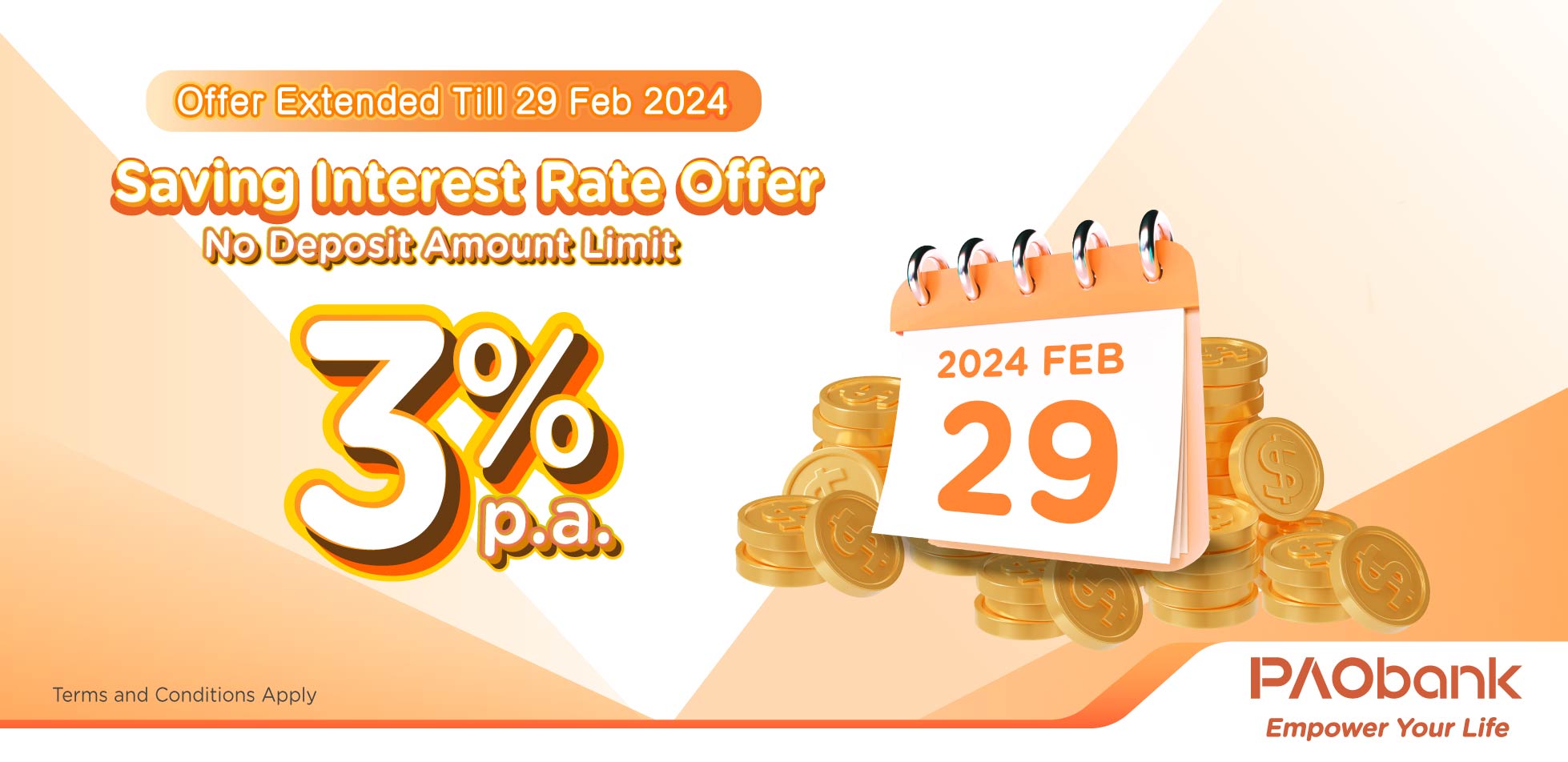 PAOB - Saving Interest Rate Offer Offer Extended