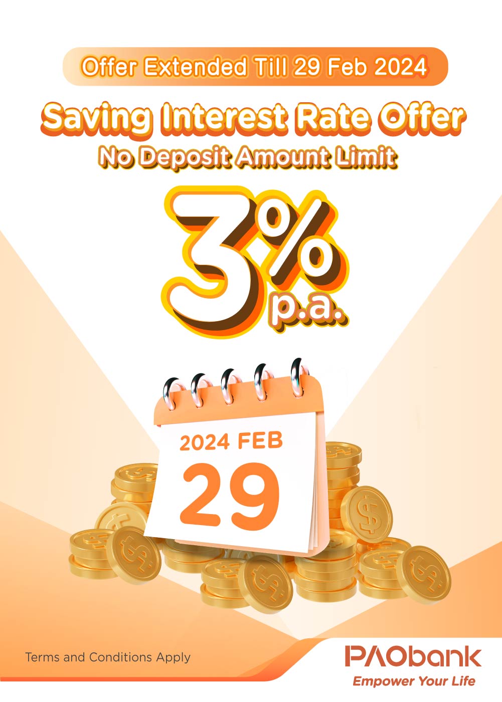 PAOB - Saving Interest Rate Offer Offer Extended